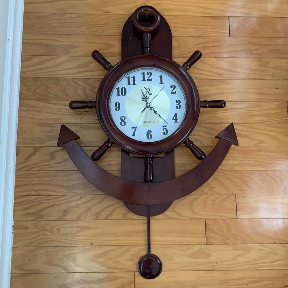 Sailor’s Ship Wheel Clock